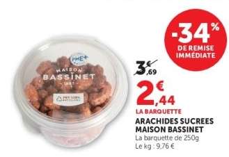 Arachides Sucrées Maison Bassinet