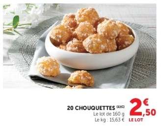 20 CHOUQUETTES