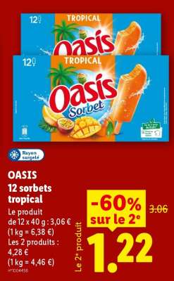 OASIS 12 sorbets tropical