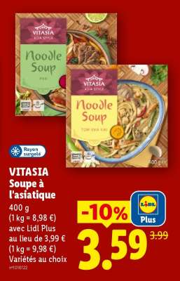 VITASIA Soupe à l'asiatique