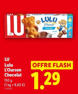 LU LULU L'OURSON CHOCOLAT