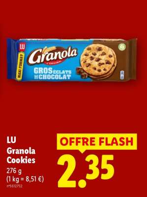 LU Granola Cookies