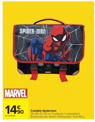 Cartable Spiderman