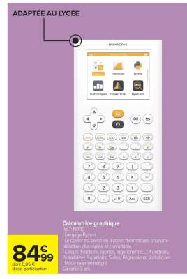 Calculatrice graphique