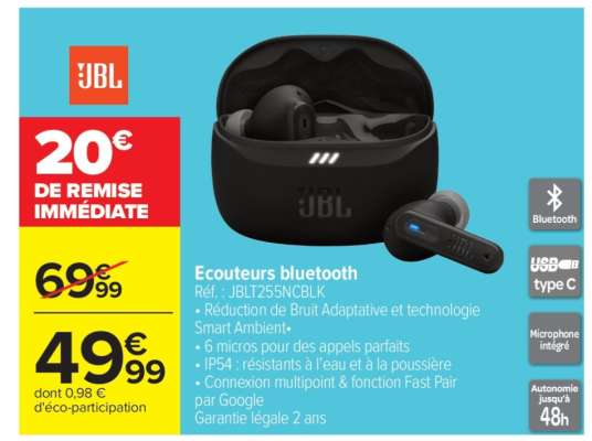 ÉCOUTEURS BLUETOOTH