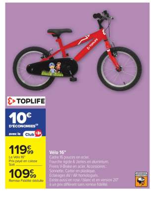 Vélo 16"