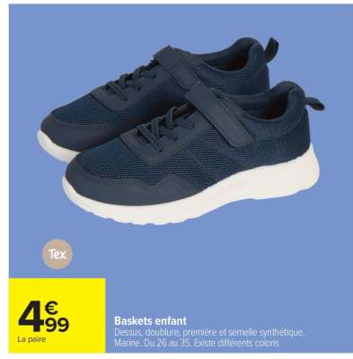 Baskets enfant
