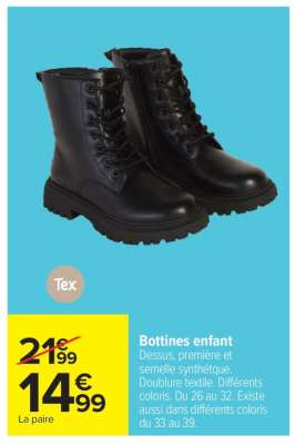 Bottines enfant