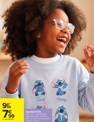Sweatshirt fille