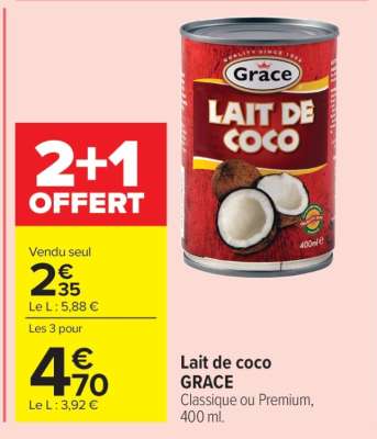 Lait de coco GRACE