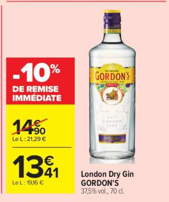 London Dry Gin GORDON'S