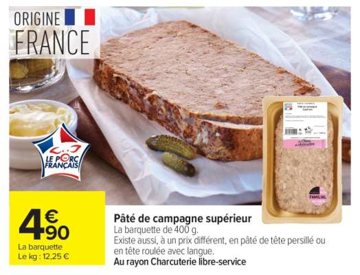 PÂTÉ DE CAMPAGNE SUPÉRIEUR