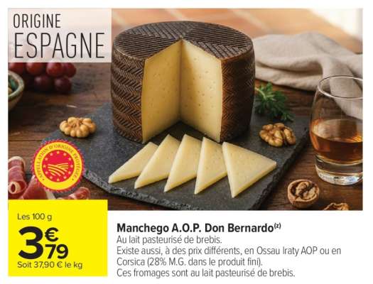 Manchego A.O.P. Don Bernardo