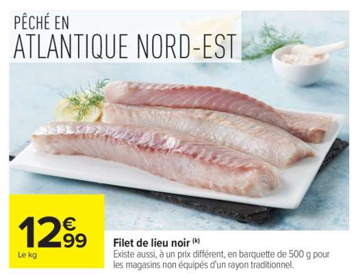 Filet De Lieu Noir