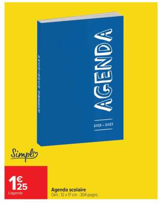 AGENDA SCOLAIRE