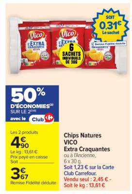 Chips Natures VICO Extra Craquantes