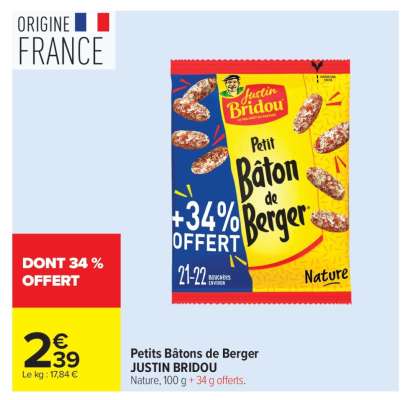 Petits Bâtons de Berger