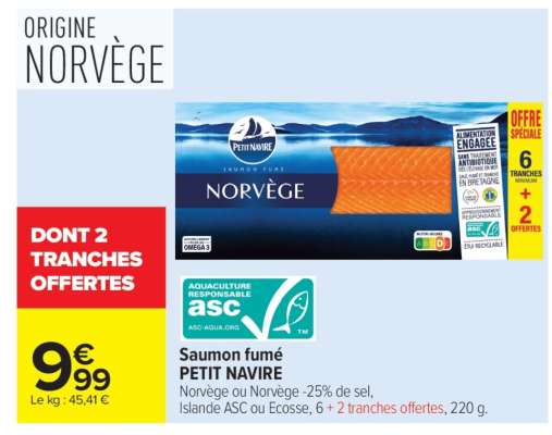Saumon Fumé Petit Navire