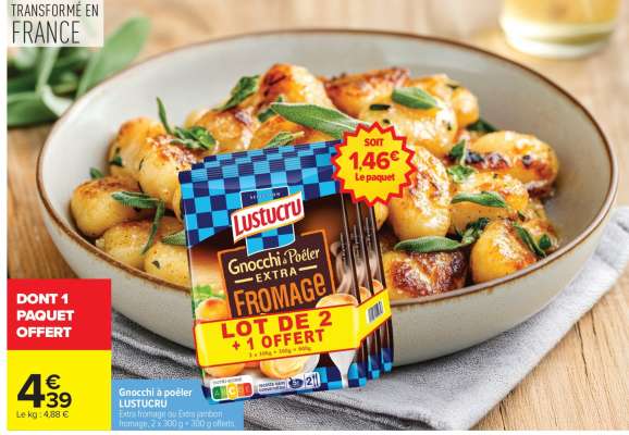 Gnocchi À Poêler Lustucru