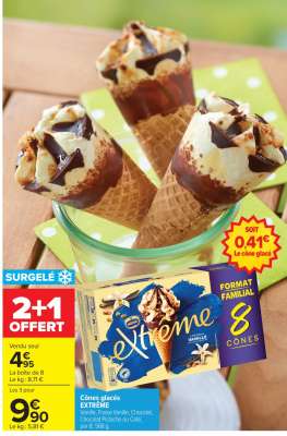 Cônes glacés EXTRÊME