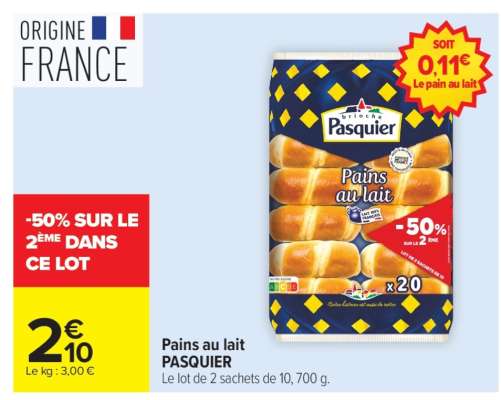 Pains Au Lait Pasquier