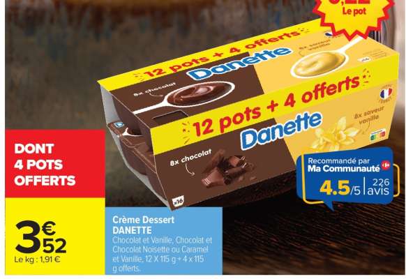 Crème Dessert Danette
