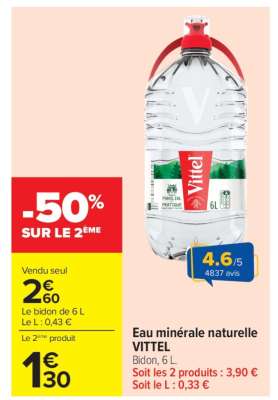 Eau Minérale Naturelle Vittel