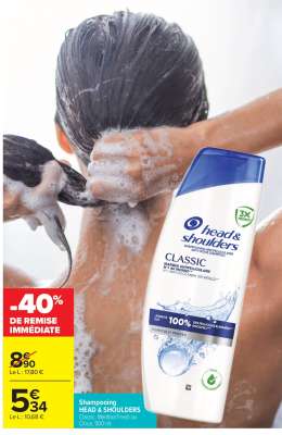 Shampooing Head & Shoulders
