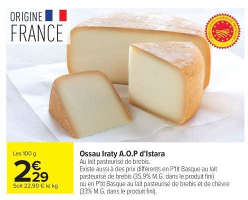 Ossau Iraty A.O.P d'Istara