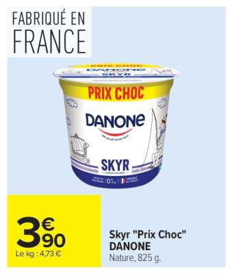 Skyr "Prix Choc" DANONE