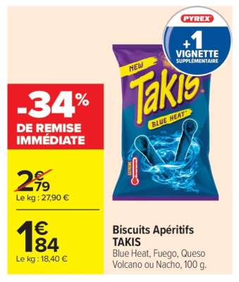 Biscuits Apéritifs TAKIS