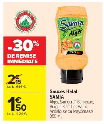Sauces Halal SAMIA