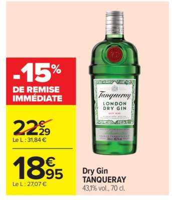 Dry Gin TANQUERAY
