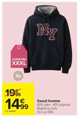 Sweat homme
