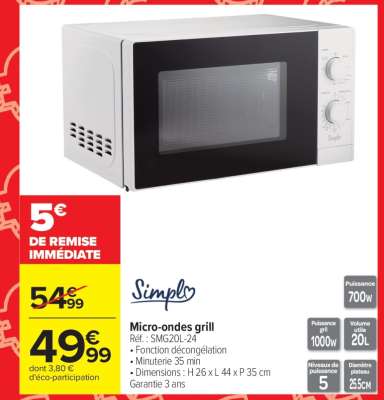 Micro-ondes grill