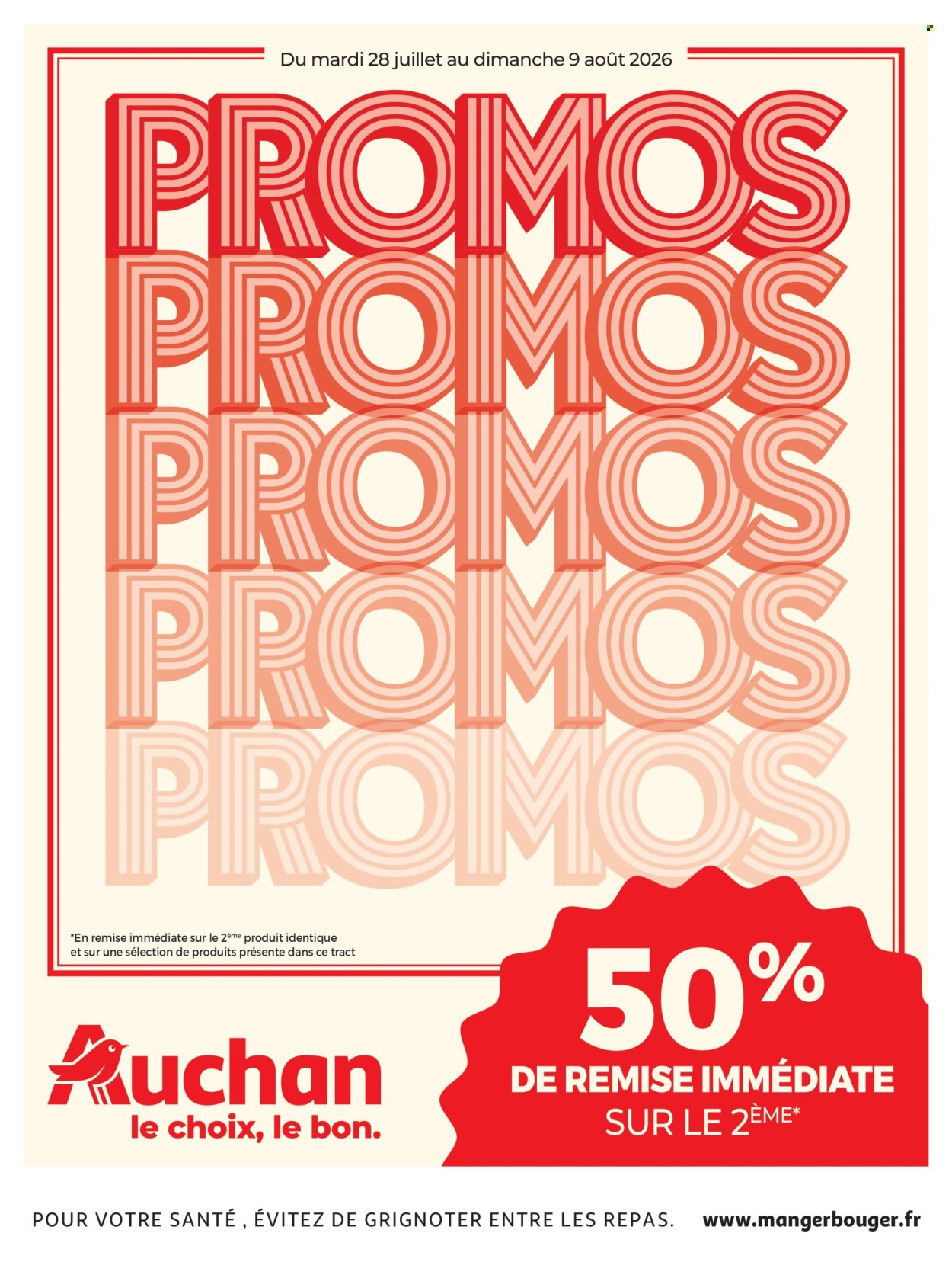 Catalogue Auchan - 28/07/2026 - 09/08/2026. Page 1