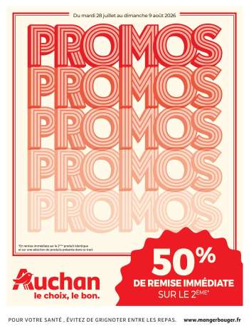 Catalogue Auchan - 28/07/2026 - 09/08/2026.