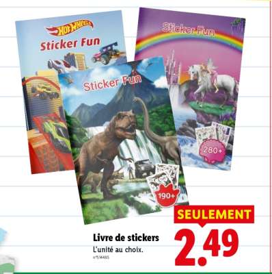 LIVRE DE STICKERS