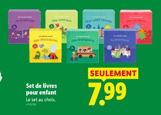 Set de livres pour enfant