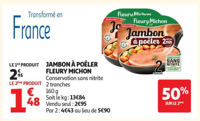 Jambon À Poêler Fleury Michon