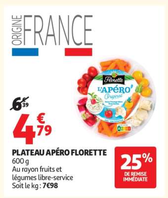Plateau Apero Florette