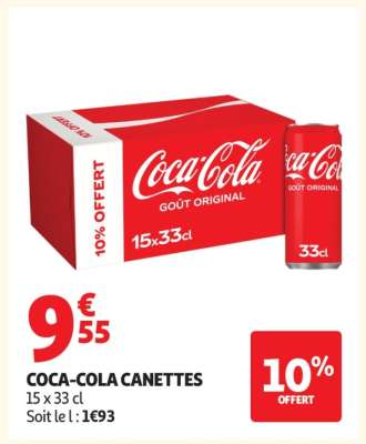 COCA-COLA CANETTES