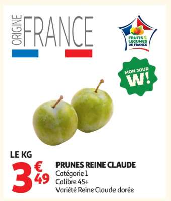 PRUNES REINE CLAUDE