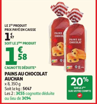 Pains Au Chocolat Auchan