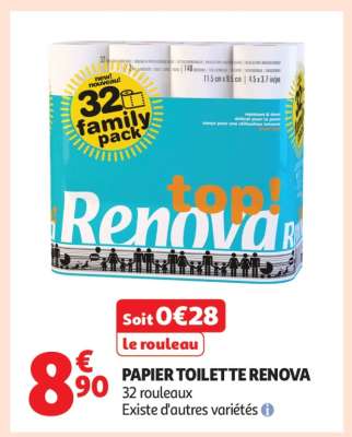 PAPIER TOILETTE “RENOVA”