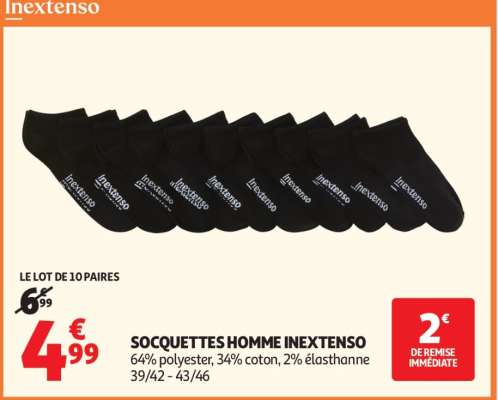 SOCQUETTES HOMME INEXTENSO
