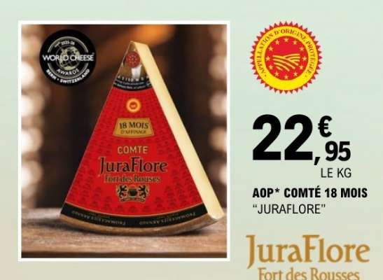 AOP* COMTÉ 18 MOIS "JURAFLORÉ"