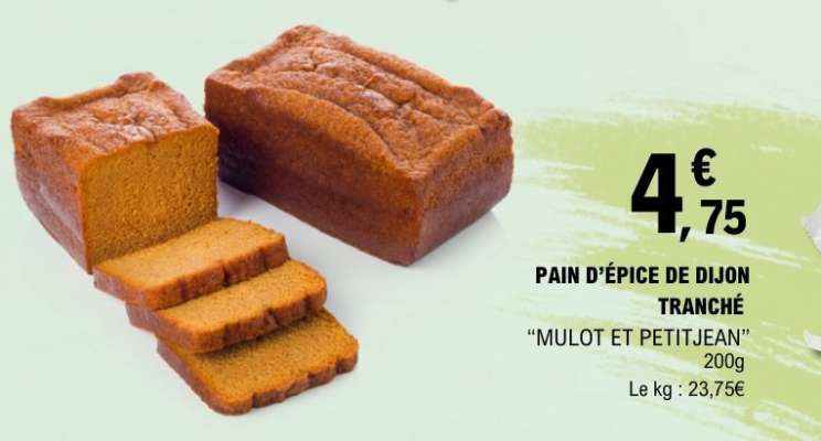 PAIN D’ÉPICE DE DIJON TRANCHÉ