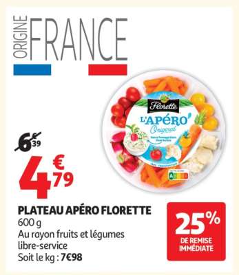 Plateau Apero Florette
