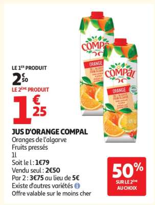 JUS D'ORANGE COMPAL